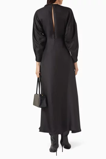 Selene Maxi Dress in Silk