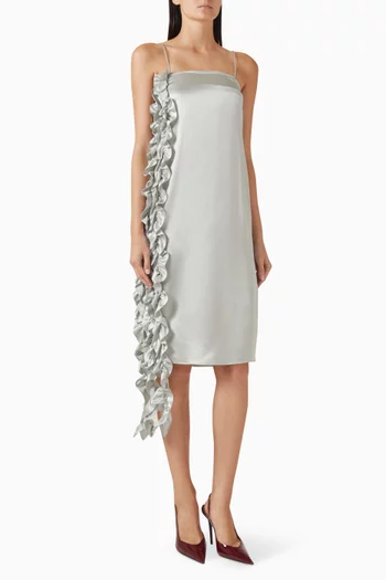 Sirelle Midi Dress in Silk
