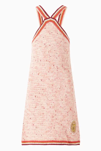 Patience Halterneck Dress in Cotton-knit