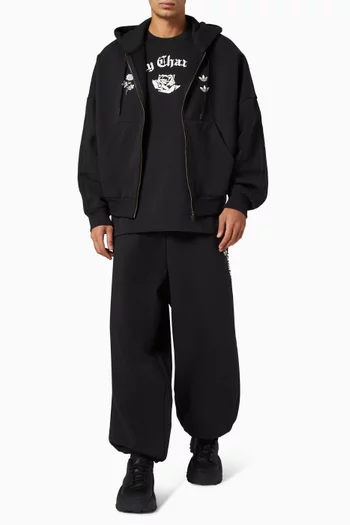 Chavarria Zip Hoodie in Cotton-terry