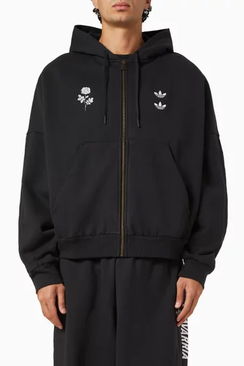 Chavarria Zip Hoodie in Cotton-terry