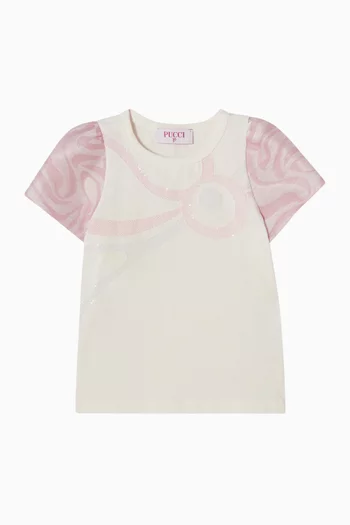 Printed T-Shirt in Cotton