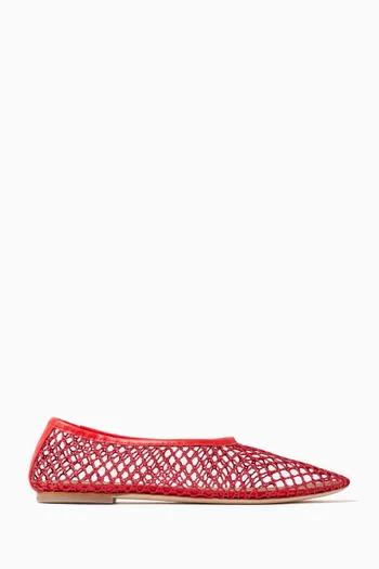 Alba Ballerina Flats in Mesh