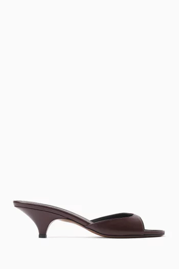 Hynia 40 Mules in Leather