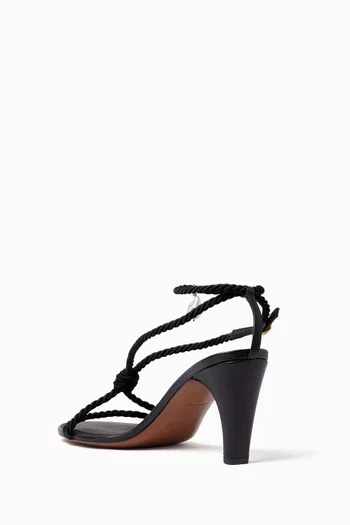 Garnet 80 Sandals in Leather