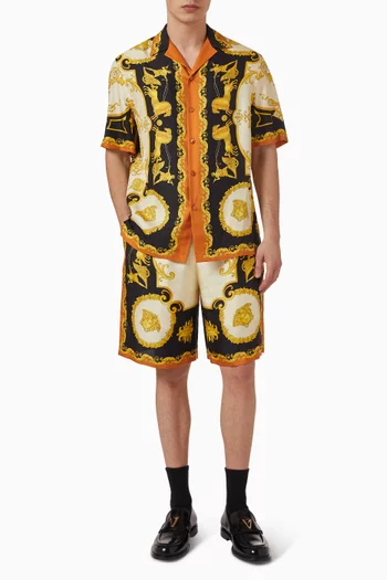 Hall of Heroes Shorts in Silk-twill