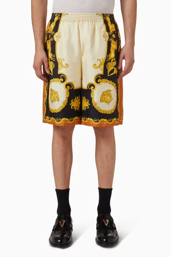 Hall of Heroes Shorts in Silk-twill