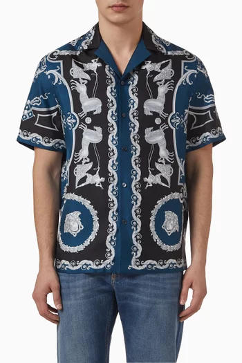 Hall of Heroes Shirt in Silk-twill
