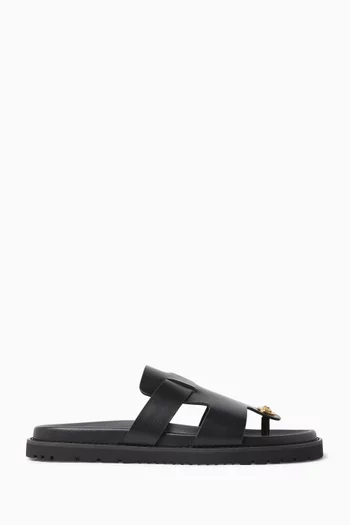 Medusa Sandals in Leather