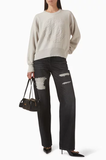 Medusa Sweatshirt in Cashmere-blend