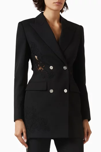 Double-breasted Blazer in Wool