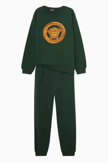Embroidered Sweatshirt in Cotton-jersey