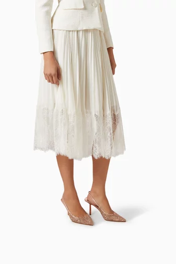 Gilda 80 Slingback Pumps in Mesh