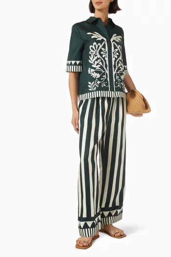 Emeraude Shirt in Silk