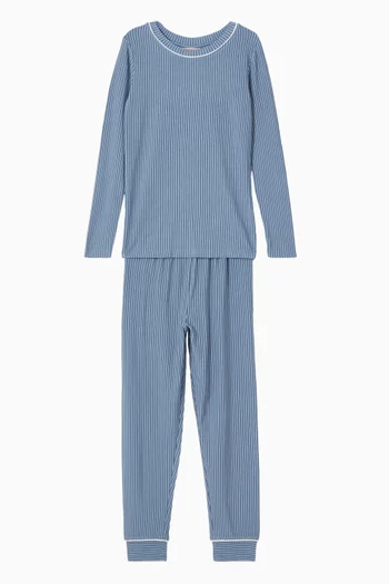 Striped Pyjama Set in Modal