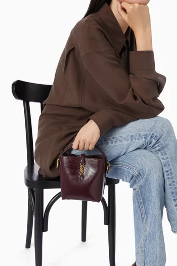 LE 37 Mini Bag in Lizard Leather