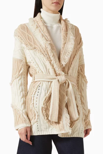 Mikita Belted Cardigan in Cashmere