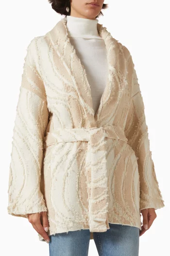 Miko Spirale Destroy Jacket in Cashmere