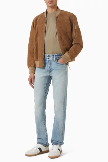 Straight Fit Jeans in Selvedge Denim