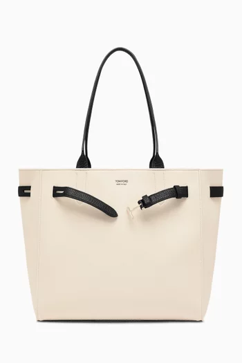 Medium Audrey Tote Bag in Cotton Canvas