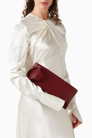 Aura Clutch in Nappa Leather