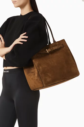 AudreyTote Bag in Suede