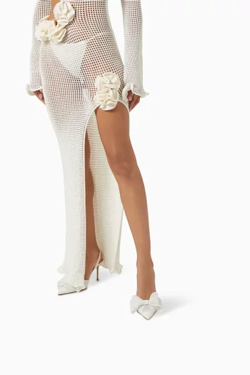 Le Cadeau 85 Slingback Pumps in Lace