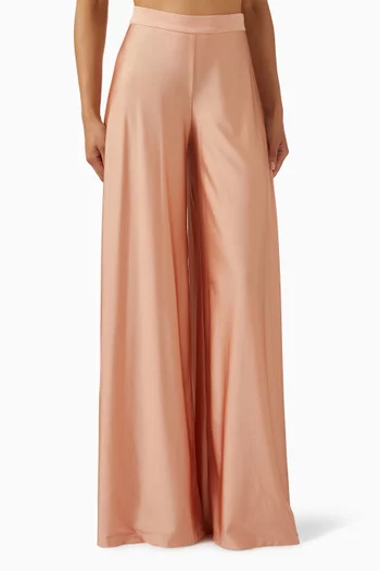 Wide-leg Pants in Jersey