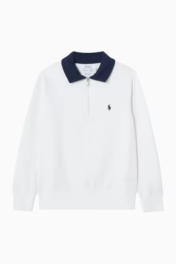 Half-zip Sweatshirt in Knit