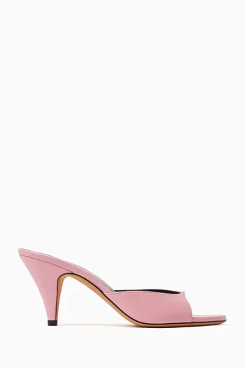 Haze 75 Mules in Leather