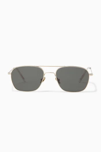 Dion Sunglasses in Stainless Steel