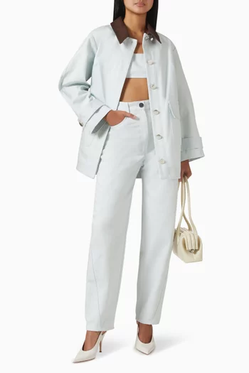 Straight-leg Jeans in Denim