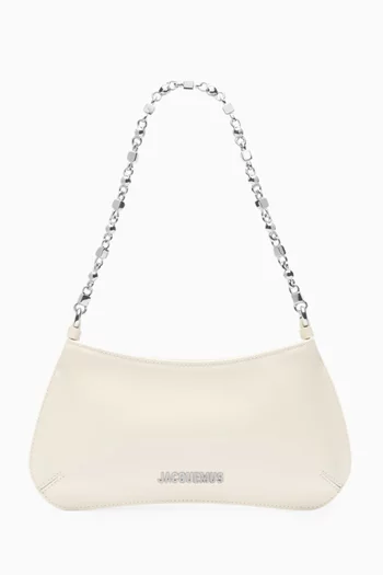Le Petit Bisou Chaîne Shoulder Bag  in Shiny Leather