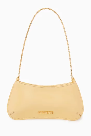 Le Petit Bisou Chaîne Shoulder Bag  in Shiny Leather