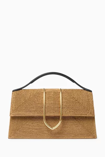 Le Grand Bambino Tote Bag in Raffia