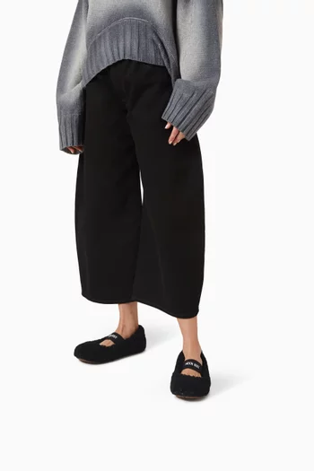 Shearling Ballerinas in Sheep Leather