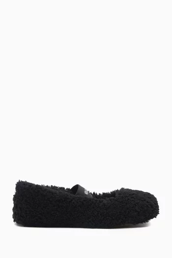 Shearling Ballerinas in Sheep Leather