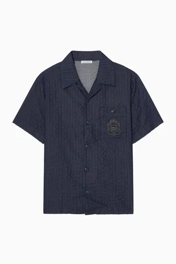 Crest Shirt in Denim