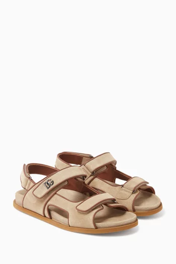 DG Velcro Sandals in Suede
