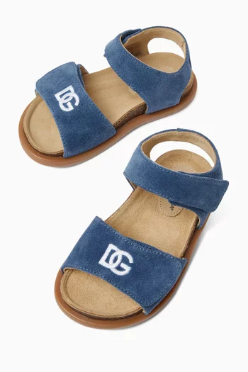 DG Velcro Sandals in Suede