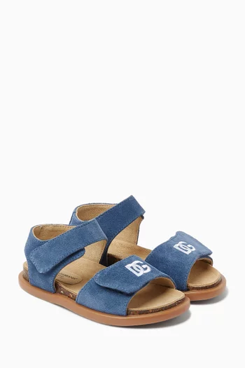 DG Velcro Sandals in Suede