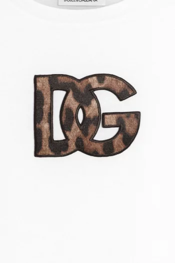 DG-patch T-shirt in Cotton