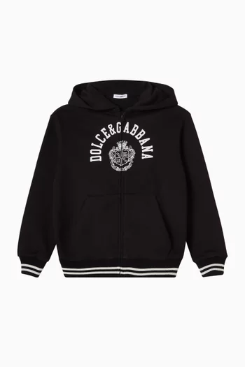 Logo Hoodie in Cotton