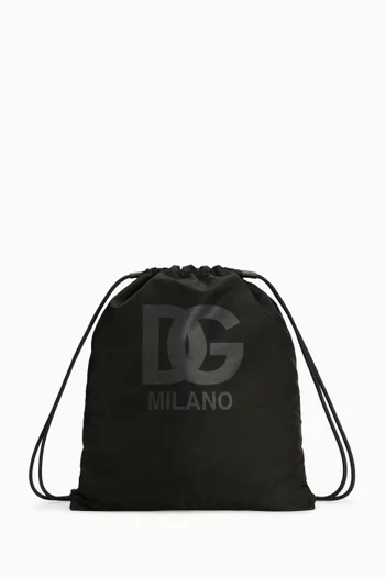 Logo Printed Backpack