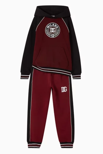 Logo-embroidered Hoodie in Cotton-fleece