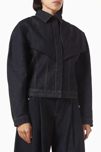 La Veste Chale Jacket in Denim
