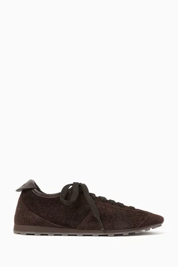The Tennis Sneakers in Suede