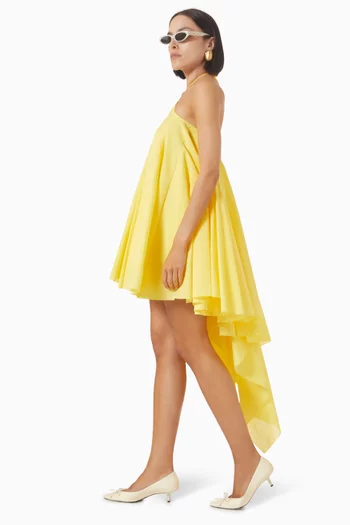 La Robe Triangle Courte Dress in Cotton Blend