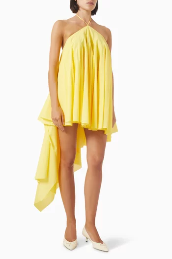 La Robe Triangle Courte Dress in Cotton Blend