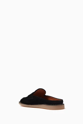 Loafer Slides in Calf Leather